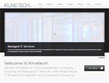 Tablet Screenshot of klinetech.com